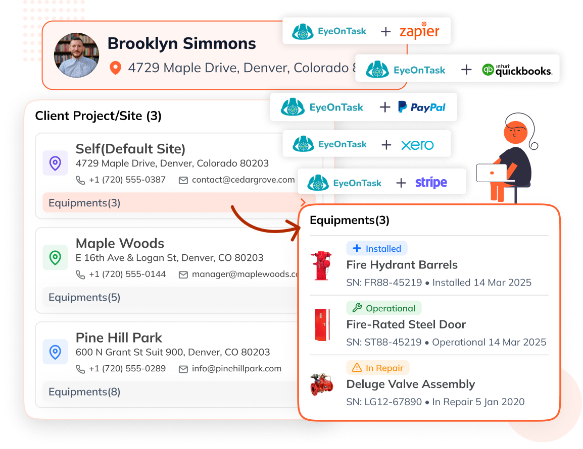 EyeOnTask Recurring-job