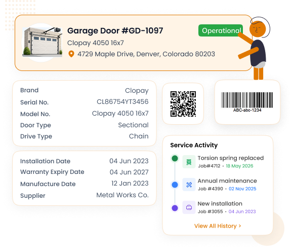 Garage Door Equipment Management