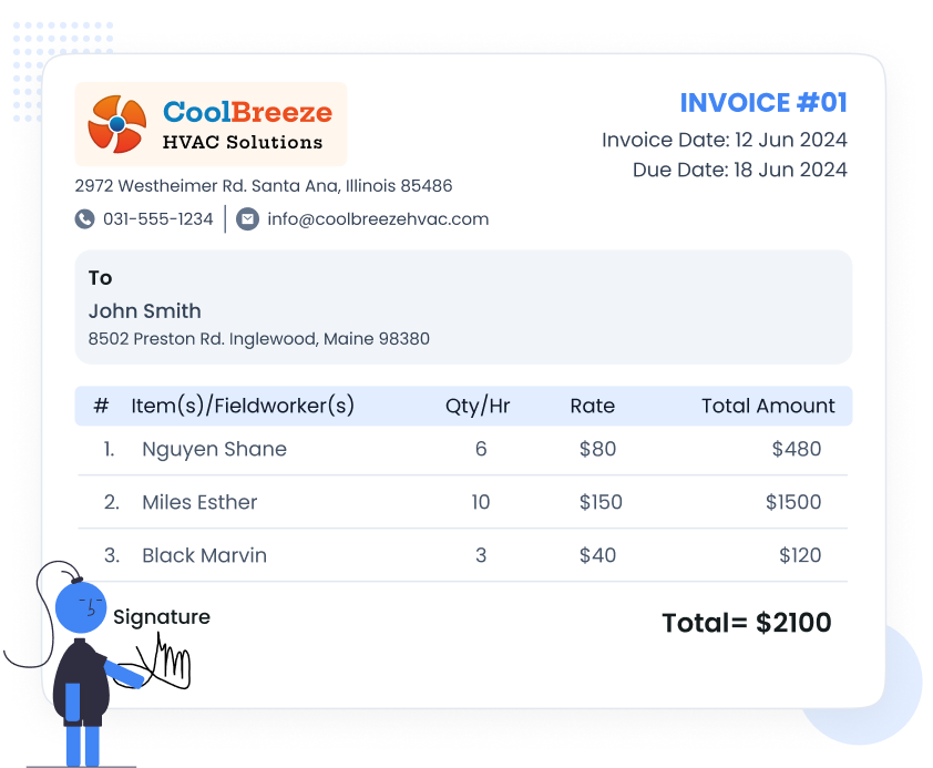 EyeOnTask Invoice-Billing