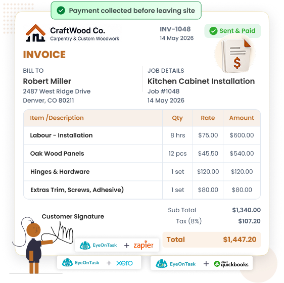 Carpentry Invoicing