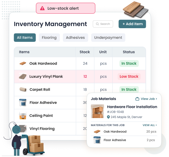 Flooring inventory