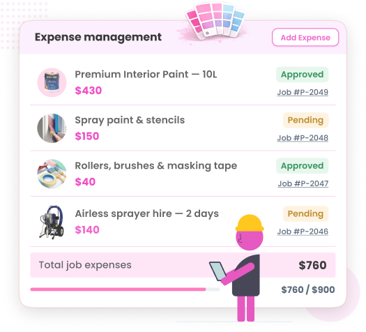 Painting Contractor Expense Management