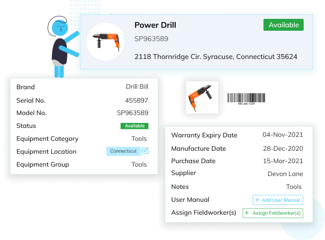 EyeOnTask Equipment-Management