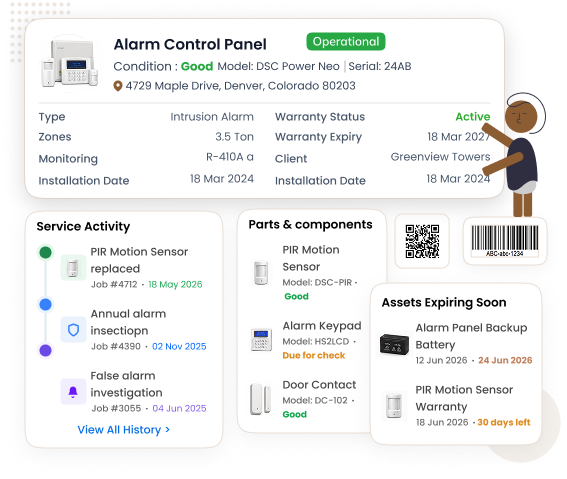 Equipment asset register