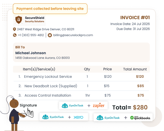 Invoicing and billing