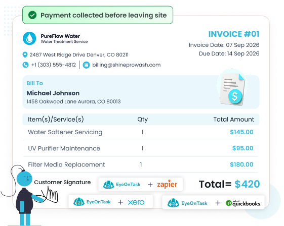Water Treatment Payment Collecting